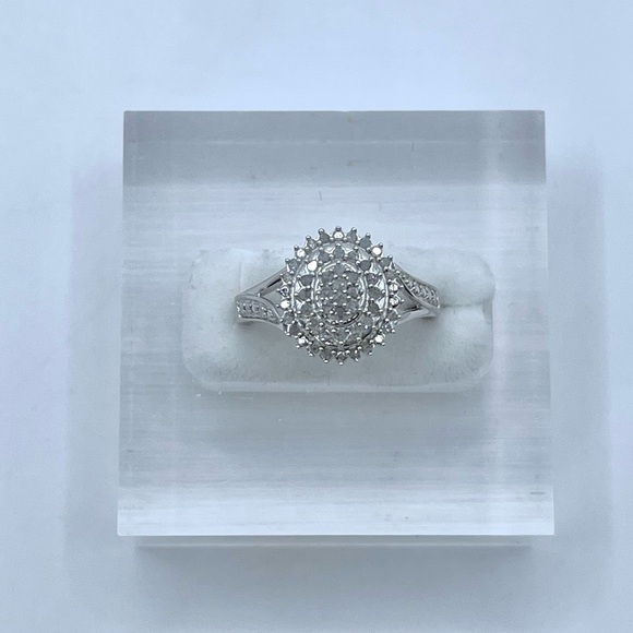 0.50 CT Natural Diamond Round Brilliant 925 Sterling Silver - Picture 3 of 6